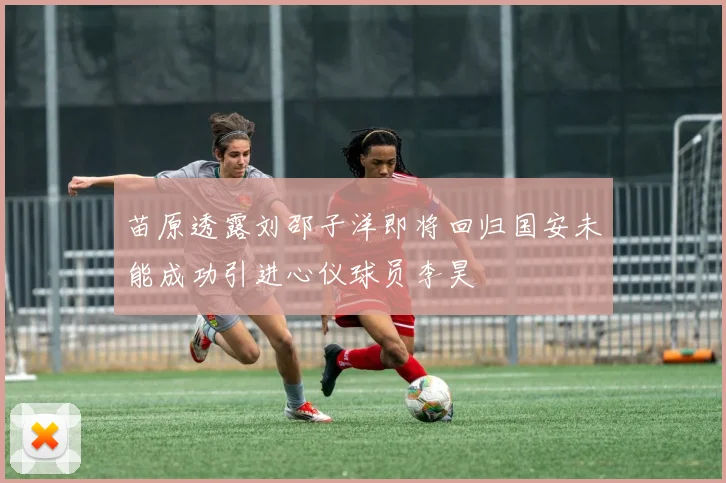 苗原透露刘邵子洋即将回归国安未能成功引进心仪球员李昊
